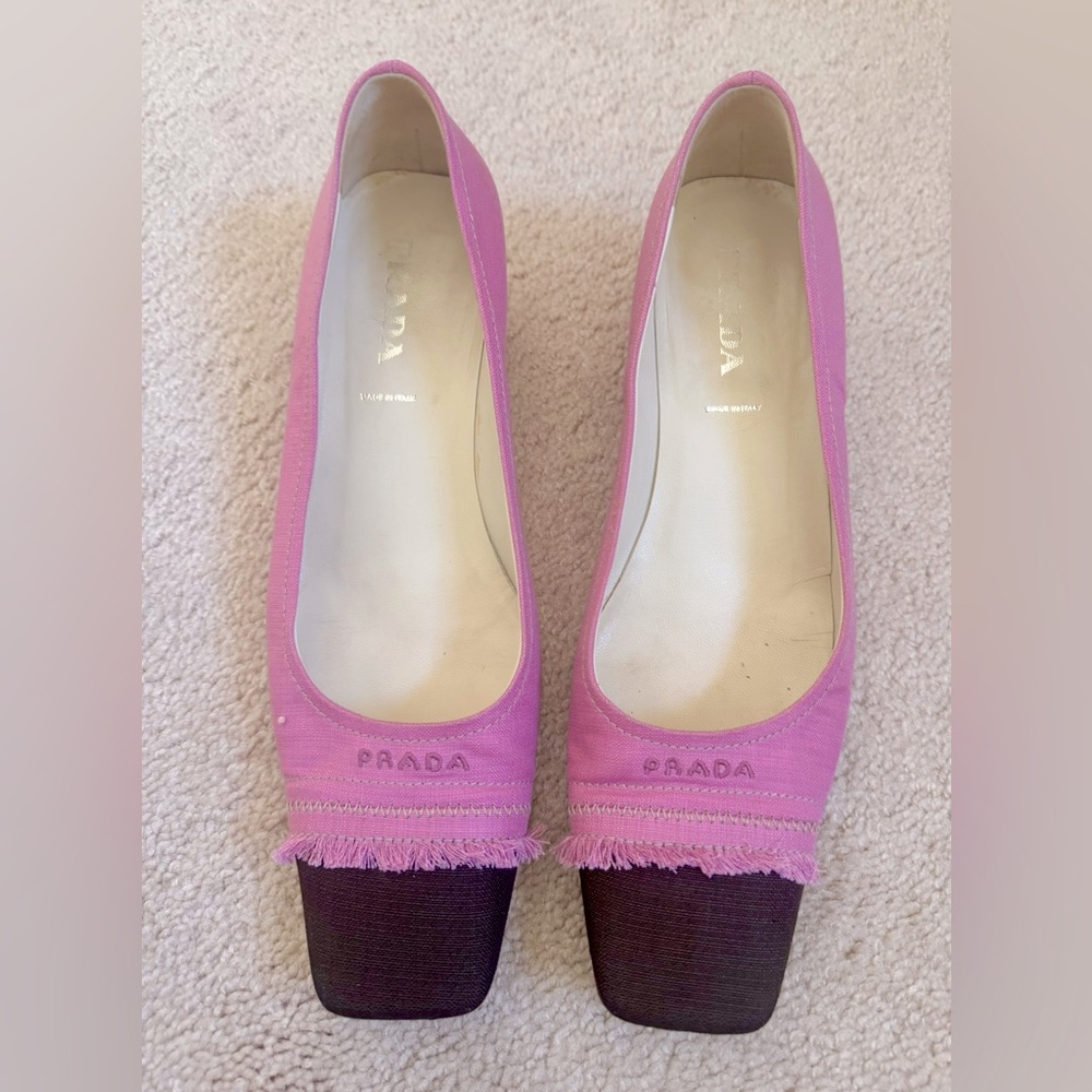 Authentic Prada kitten heels